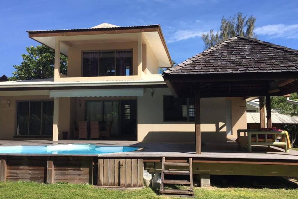 Moorea Temae Villa Walking Dist Beach And Golf Экстерьер фото